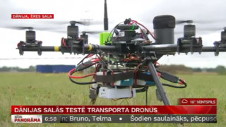 Dānijas salās testē transporta dronus