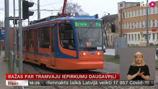 Bažas par tramvaju iepirkumu Daugavpilī