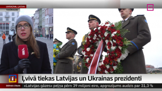 Ļvivā tiekas Latvijas un Ukrainas prezidenti