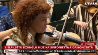 Lielpilsētu džungļu mūzika Sinfonietta Rīga koncertā