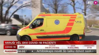 Miruši vēl divi Covid-19 pacienti