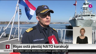 Rīgas ostā piestāj NATO karakuģi