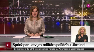 Spriež par Latvijas militāro palīdzību Ukrainai