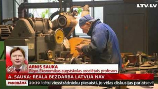 A. Sauka: reāla bezdarba Latvijā nav
