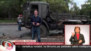 Kijeva: kaujās Doņeckas apgabalā krituši un cietuši separātisti