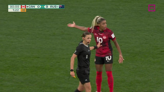 Pasaules kausa futbolā sievietēm spēle. Kanāda - Austrālija 0:4