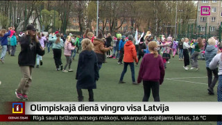 Olimpiskajā dienā vingro visa Latvija