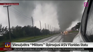 Viesuļvētra "Miltons" šķērsojusi ASV Floridas štatu