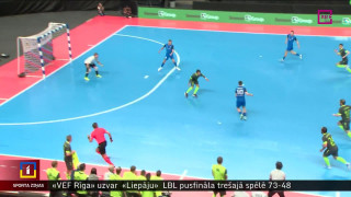 Latvijas telpu futbola Virslīgas spēle "Riga FC" - "RFS Futsal"