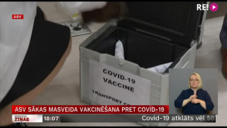 ASV sākas masveida vakcinēšana pret Covid-19