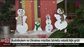 Audzēkņiem no Ukrainas mācīties latviešu valodā bijis grūti