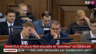 Ārkārtējo situāciju Rīgā saglabās ar "Saskaņas" un ZZS balsīm