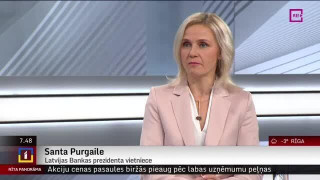 Intervija ar Latvijas Bankas prezidenta vietnieci Santu Purgaili
