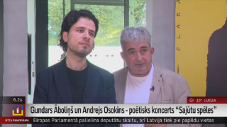 Gundars Āboliņš un Andrejs Osokins aicina uz poētisku koncertu