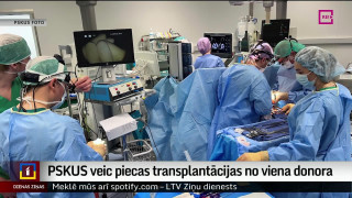 PSKUS veic piecas transplantācijas no viena donora