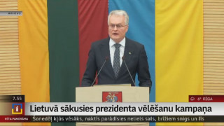Lietuvā sākusies prezidenta vēlēšanu kampaņa