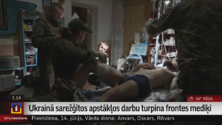 Ukrainā sarežģītos apstākļos darbu turpina frontes mediķi