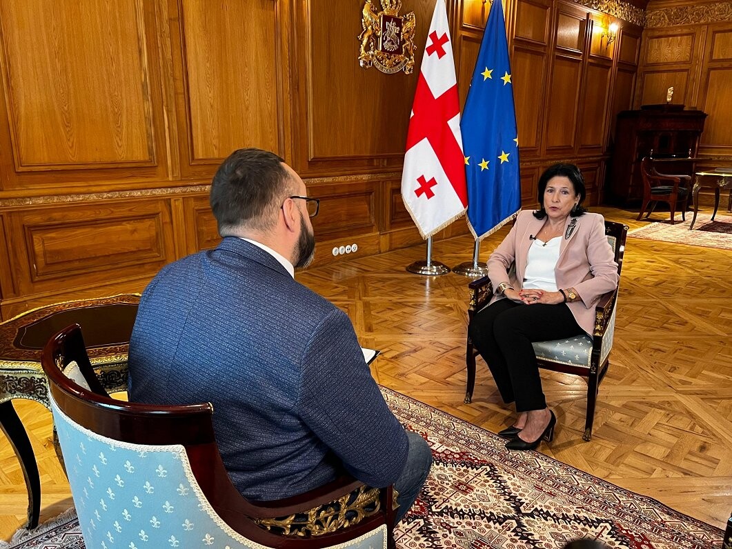 Pasaules panorāma. Saruna ar Gruzijas prezidenti