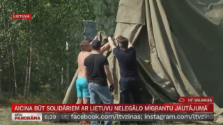 Aicina būt solidāriem ar Lietuvu nelegālo migrantu jautājumā