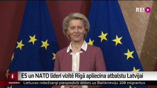 ES un NATO līderi vizītē Rīgā apliecina atbalstu Latvijai