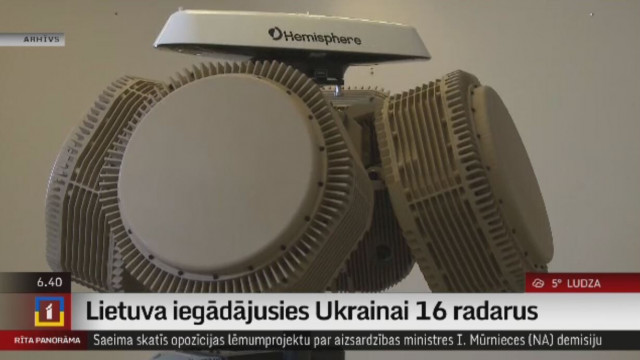 Lietuva iegādājusies Ukrainai 16 radarus