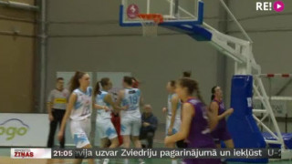 Baltijas sieviešu basketbola līga. "TTT Rīga" - "Kibirkštis"