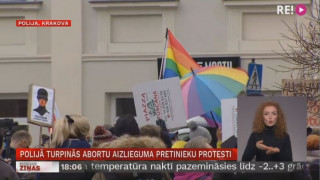 Polijā turpinās abortu aizlieguma pretinieku protesti