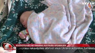 Iedzīvotāji bēg no Ukrainas austrumu apgabaliem