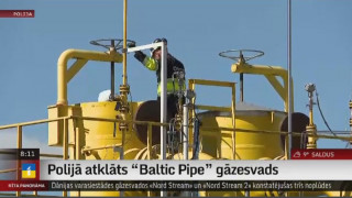 Polijā atklāts "Baltic Pipe" gāzesvads