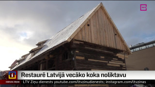 Restaurē Latvijā vecāko koka noliktavu