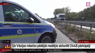 Uz Vācijas robežas pēdējās nedēļās aizturēti 2448 pārkāpēji