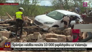 Spānijas valdība nosūta 10 000 papildspēku uz Valensiju