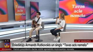 Dziedātājs Armands Rutkovskis un singls "Tavas acis nemelo"