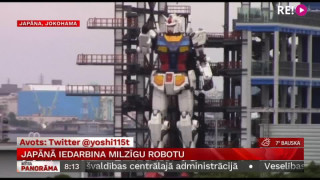 Japānā iedarbina milzīgu robotu
