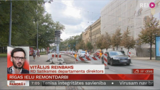 Telefonsaruna ar Vitāliju Reinbahu par Rīgas ielu remontdarbiem