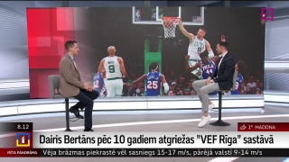 Intervija ar kluba "VEF Rīga" basketbolistu Dairi Bertānu