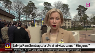 Latvija Ramšteinā apsola Ukrainai visus savus “Stingerus”