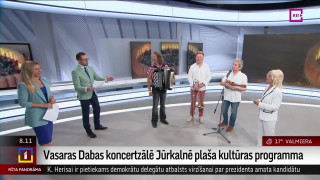 Vasaras Dabas koncertzālē Jūrkalnē plaša kultūras programma