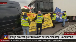 Polijā protesti pret Ukrainas autopārvadātāju konkurenci