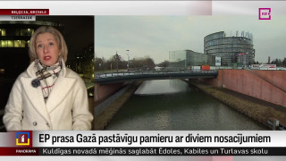 EP prasa Gazā pastāvīgu pamieru ar diviem nosacījumiem