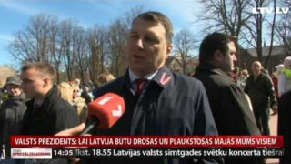 Valsts prezidents: lai Latvija būtu drošas un plaukstošas mājas mums visiem