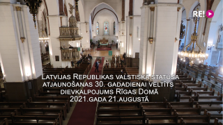 Latvijas Republikas valstiskā statusa atjaunošanas 30. gadadienai veltīts dievkalpojums