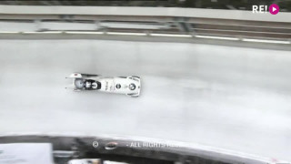 Pasaules kauss bobslejā. 1.brauciens vīriešu divniekiem. Sacensību momenti
