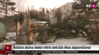 Ādažos aicina ziedot vētrā cietušās ēkas atjaunošanai