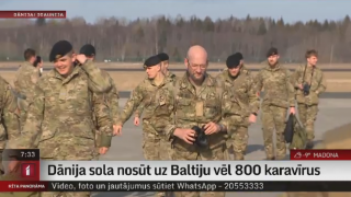 Dānija sola  nosūt uz Baltiju vēl 800 karavīrus