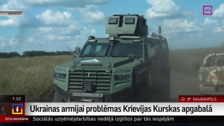 Ukrainas armijai problēmas Krievijas Kurskas apgabalā