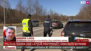Policija šodien visā Latvijā pastiprināti uzraudzīs satiksmi. Telefonsaruna ar Andri Locu