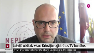 Latvijā aizliedz visus Krievijā reģistrētos TV kanālus