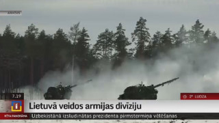 Lietuvā veidos armijas divīziju