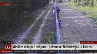 Atsākas nelegālo imigrantu plūsma no Baltkrievijas uz Lietuvu
